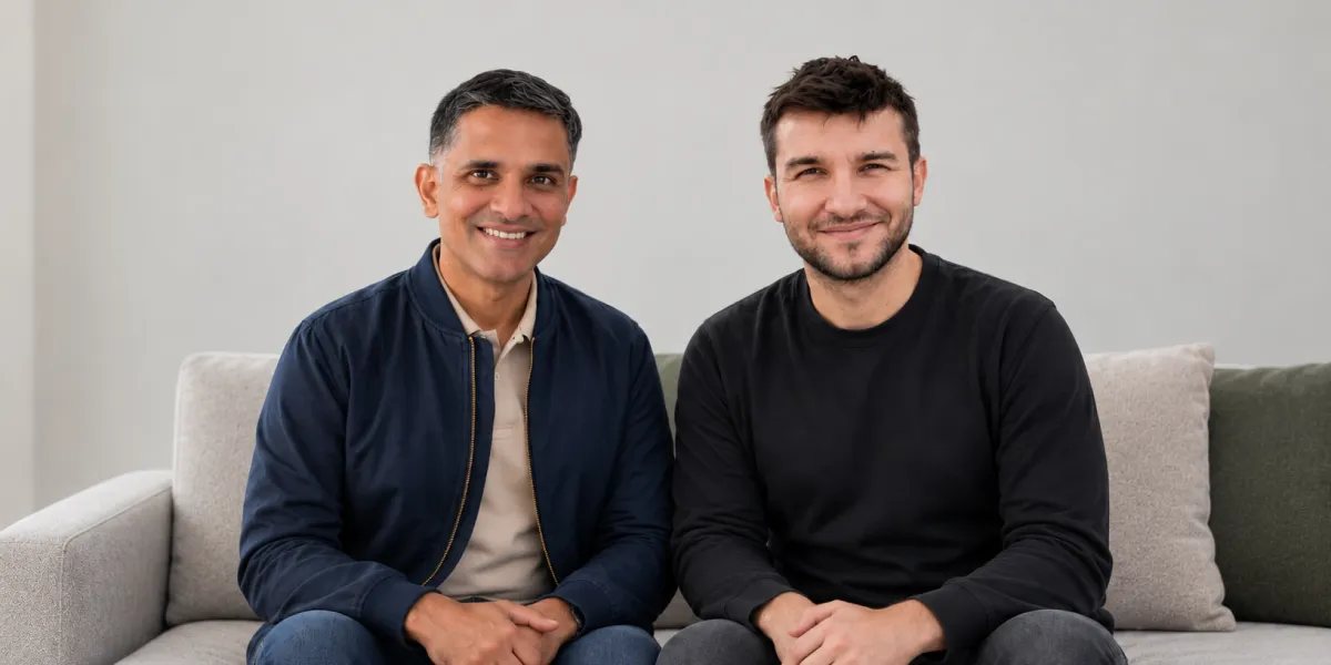 Klarent founders Asheem Panakkat and Momchil Ivanov