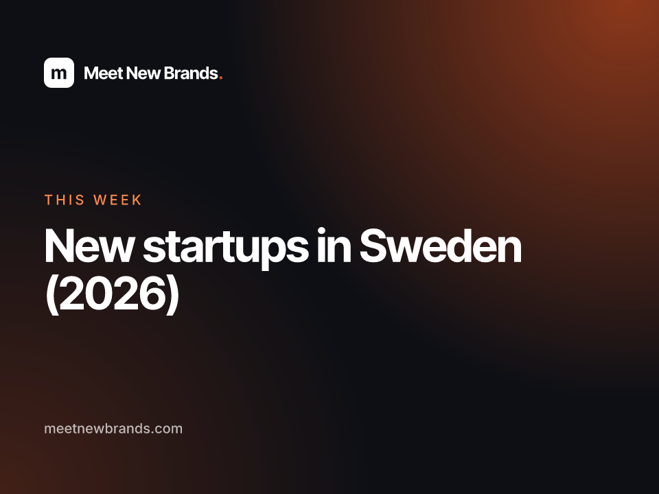 New startups in Sweden (2026)