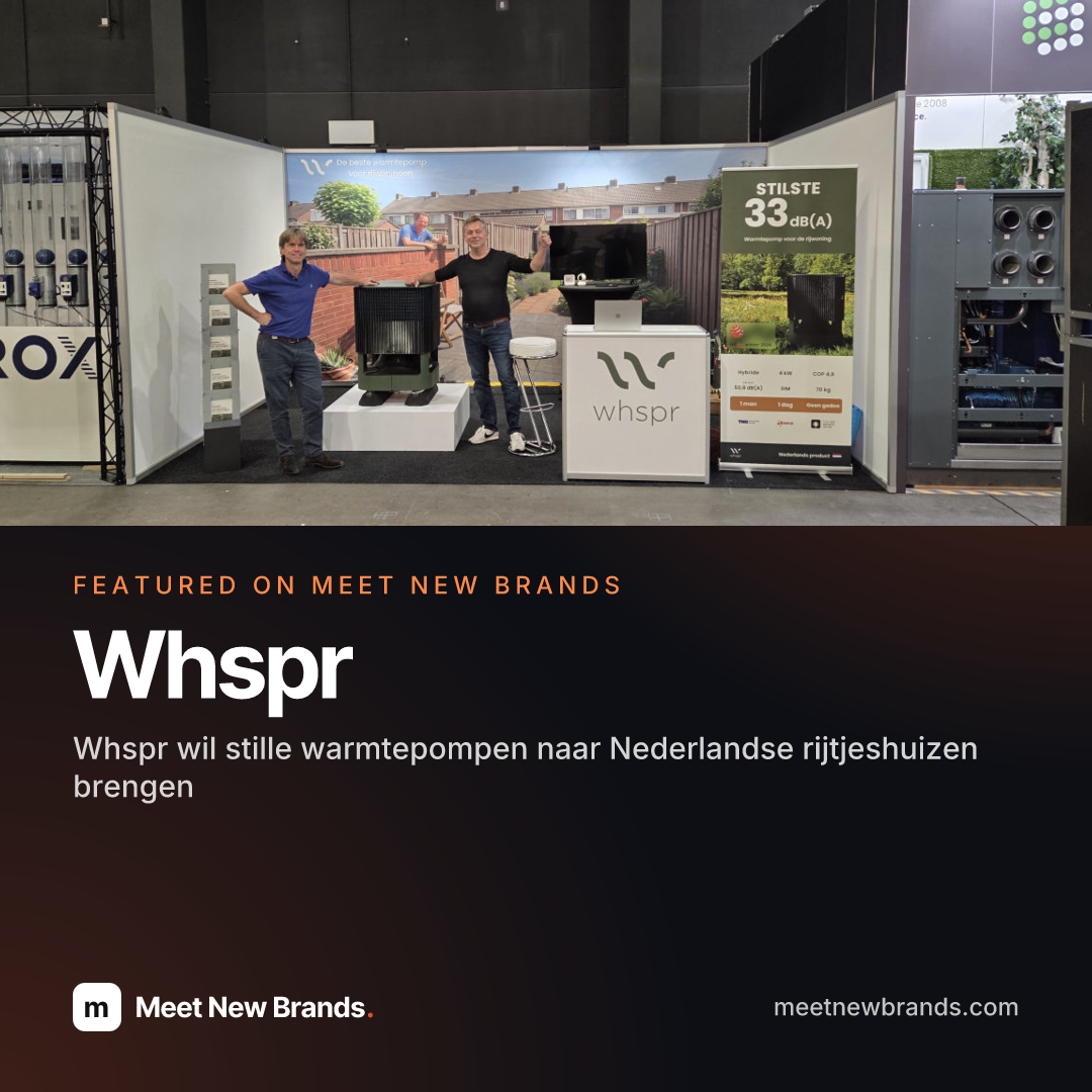 Whspr featured on Meet New Brands